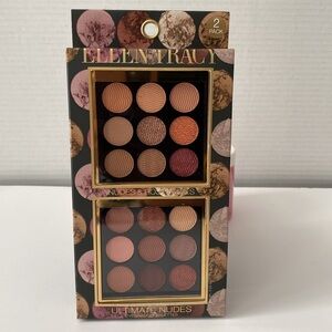 🌹Ellen Tracy Ultimate Nudes Eyeshadow Palette | Nude & Rosy Tones | 18 Shades